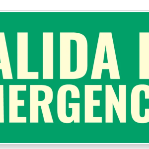 SEÑAL VE-330 SALIDA EMERGENCIA