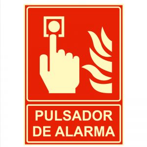 IS-060 PULSADOR CON TEXTO  - ANSUL