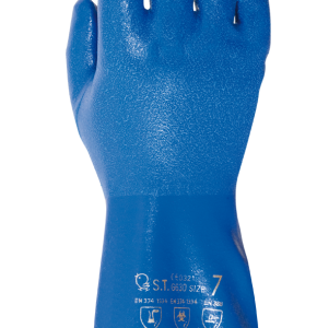 GTE PHULAX NITRILO AZUL FORRO ALGODON G630